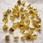 ６mm♡ワニ口、ワニカン、リボン留め♡50個