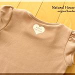 更に値下げ!!　セール【100】スモーキーピンク　パフスリーブTシャツ