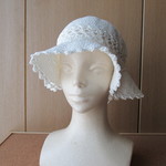 コットン和紙の軽やかな帽子