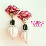 Flower Lip pierced earring💄
