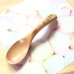 名入れ♡にぎりやすいベビー用の木製スプーン