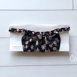 リラックスショーツ＊レギュラーライズ・マーガレットBlack