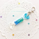 星が流れる天の川キャンディ・ナスカンチャーム（キーホルダー）