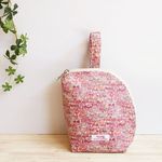 保温保冷マグポーチ*リバティJenny'sRibbonsローズピンク＜きらめき＞