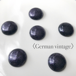〈German vintage〉 ブラック×グレープ  アクリルカボション(4個)
