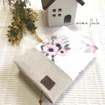 【母の日ラスト1点】ピンクflower文庫本サイズ