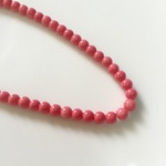 アクリルビーズ  4mm  1連 ピンクコーラル