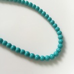 アクリルビーズ  4mm  1連 ターコイズ