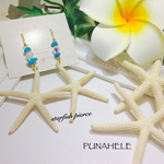 夏ピアス✧︎*ミニスターフィッシュとターコイズのピアス