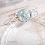 爽やかブルーのヒトデバングル