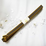 加賀錦袋織真田紐帯締め 三分紐 江戸茶