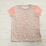 [100]ピーチカラーのデイジーＴシャツ