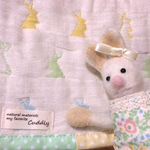 🐇　6重ガーゼフェイスタオル　🐇（35×72）