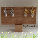 ツユパールの輝きピアス