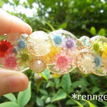 ✽イロトリドリの小さなお花✽バレッタ