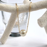 コットンパールネックレス(ONE／10mm) 