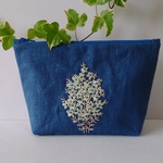 　2270m様専用です　スモーキーカラーの刺繍ポーチ