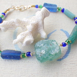 ⭐︎再販⭐︎ Roman Glass Deep Sea Bracelet  *14kgf* ローマングラス