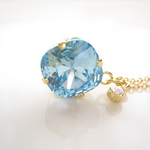 Swarovski Crystal Aquamarine Necklase