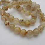 10%OFF  ◆EC◆ルチルクォーツ　7ｍｍ1連