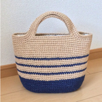 麻ひもバッグ