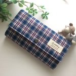 ayuta1024様専用　ブルー系チェック　長財布