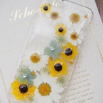 iphone6 (5/5s・5c・4/4s)　押し花ケース【#177】