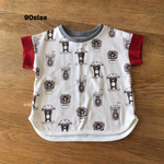 くまバーガー ドロップTシャツ《90》