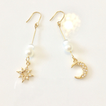 再3＊星に願いを☆月に祈りを♡ピアスorイヤリング