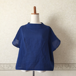 【訳あり】ハイネックオーバーブラウスブラウス 