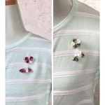 洋風つまみ細工 下りが揺れるブローチピン 浴衣に♡【15色】