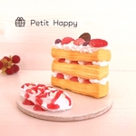 苺パイのスマホスタンド・スイーツデコ