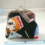 モダン猫★レトロなマッチ箱のプチがま口財布