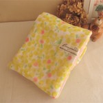 再販*８重ガーゼマフラーフェイスタオル*北欧pastelyellowmimosa*