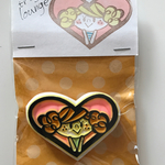 くるくるパーマのハートはんこ