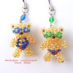 動くゴーグルがめちゃ可愛い♪スイミングベアシリーズ♪（バックチャーム）