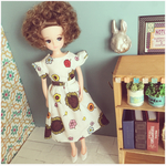 【新柄】♡お花色々🌻レトロピース👗