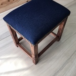 saijun2様専用 ふっくらスツール　デニム