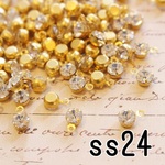 100個ss24(5.3mm)カン付きストーン