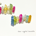 crystal バレッタ