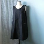 Ｎ様用＞ブラックウオッチ　横ボタンのふんわりスッキリエプロンドレス92