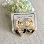 キラキラレジン✱べっ甲ピアス