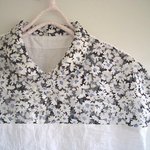 真っ白刺繍とデイジィーのブラウス