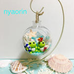 カエル 海辺のバカンス