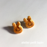 うさぎパンケーキピアス