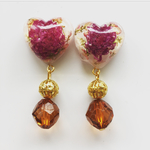 セール 押し花レジン ピアス