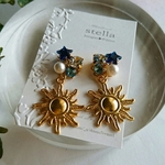 stella＊星と太陽のピアス/イヤリング