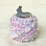 n°241♡マシュマロcushion ＊引き揃え糸 ファンシーヤーン 毛糸 アートヤーン 変わり糸 編み物 ラッピング