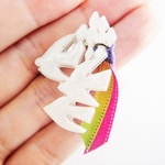 鳥の群れミニブローチ