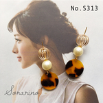 No.S313 べっ甲✩︎⡱大人ピアス